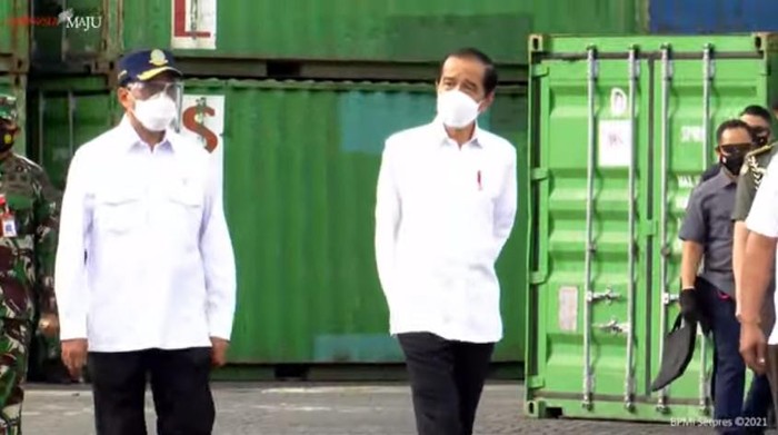 Kunjungan Jokowi ke Kota Ambon.