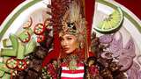 7 Aksi Aurra Kharisma Pakai Kostum Sate Madura di Miss Grand International