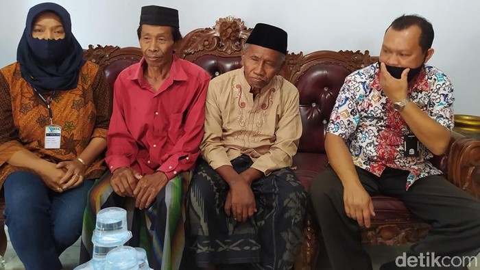 Muhammad Masim Masruri atau Pak Sim pulang setelah 30 tahun hilang, Kabupaten Magelang, Kamis (25/3/2021).