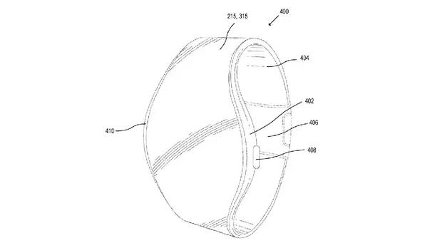 Paten layar fleksible Apple Watch