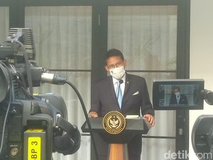 Bertemu Menlu Singapura, Sandiaga Paparkan Rencana Pembukaan Perbatasan