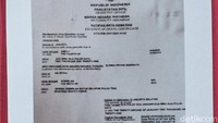 Akte kematian Elwira Pryadi Zendrato dikeluarkan Dinas Kependudukan dan Pencatatan Sipil (Disdukcapil) DKI Jakarta pada tanggal 22 Januari 2021 di Jakarta Selatan.