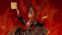 Sebelumnya Aurra Kharishma menjadi perbincangan saat tampil dengan Gaun Sate Ayam. Dok. Pribadi