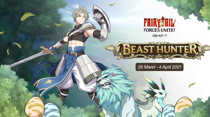 Dapatkan 1 Epic Magic Beast Setiap Hari dari Event Beast Hunter di FAIRY TAIL: Forces Unite!
