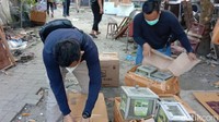 Kabid Humas Polda Sumut menyebut kotak amal yang diamankan ini sama dengan kotak amal yang sebelumnya diamankan di Kota Tanjungbalai (Ahmad Arfah/detikcom)