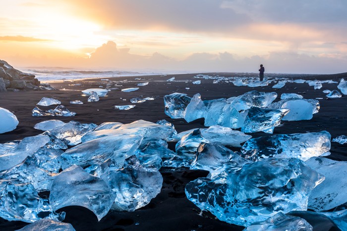 Diamond Beach  di Islandia
