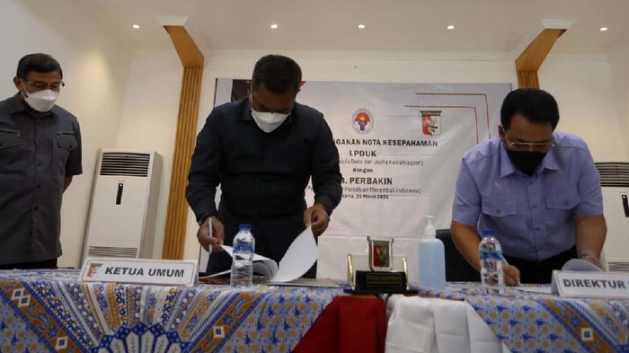 PB Perbakin menjalin kerja sama dengan Lembaga Pengelola Dana dan Usaha Keolahragaan (LPDUK) Kemenpora. Diharapkan Cabor menembak makin berprestasi.
