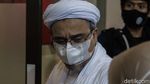 Habib Rizieq Tiba di Bareskrim Usai Jalani Sidang Eksepsi
