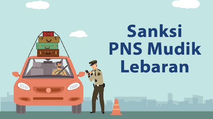 Infografis sanksi buat PNS yang mudik Lebaran 2021