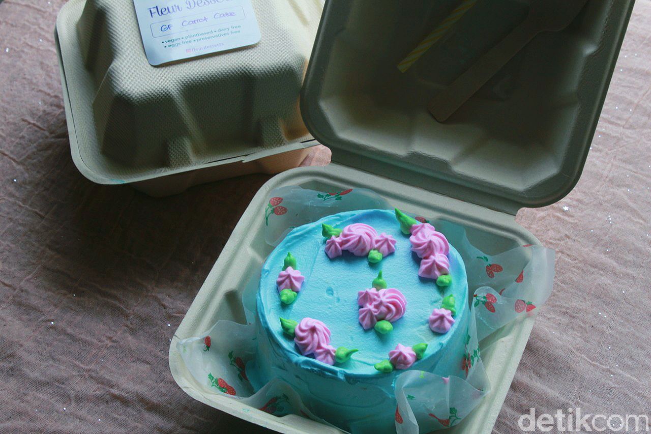 Unik! Lunch Box Cake Korea Ini Terbuat dari Bahan Vegan