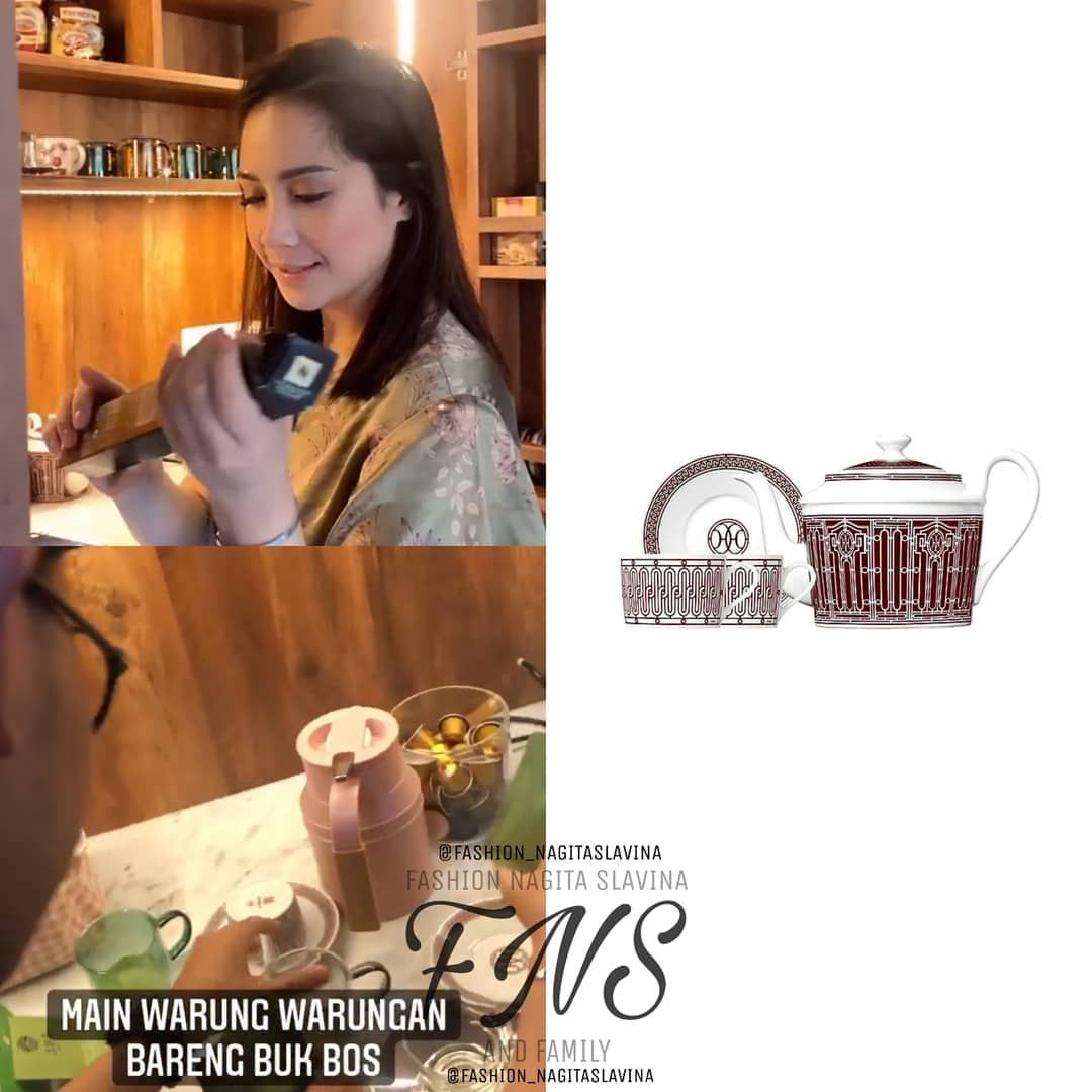 Nagita Slavina Punya Tea Set Hermès Rp 12 Juta, Netizen: Minum Pakai Motor Beat!