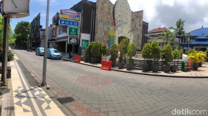 Suasana Kuta yang senyap