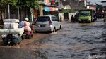 Sungai Meluap, Jalan Raya Sapan Tegalluar Tergenang