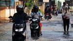 Sungai Meluap, Jalan Raya Sapan Tegalluar Tergenang