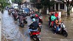 Sungai Meluap, Jalan Raya Sapan Tegalluar Tergenang