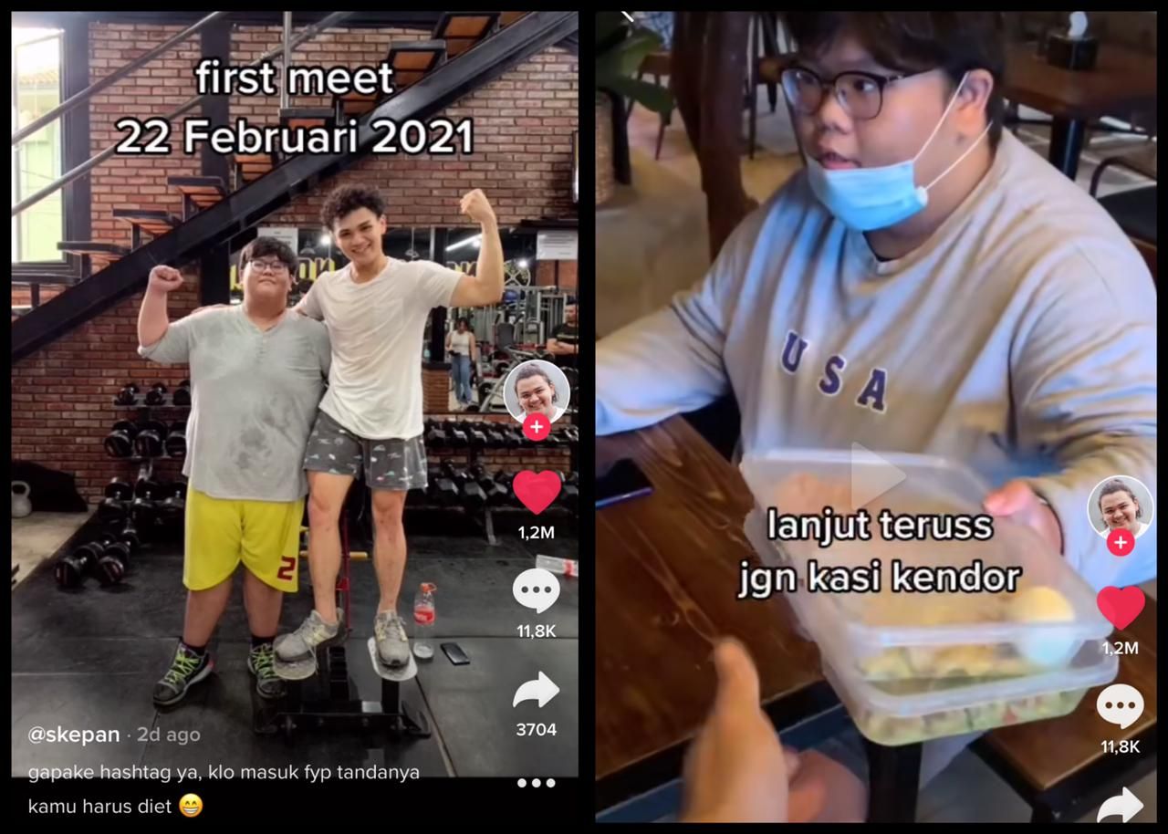 Viral! Kisah Pemuda Bantu Temannya Turunkan BB dari 153.3 Kg, Ini Prosesnya