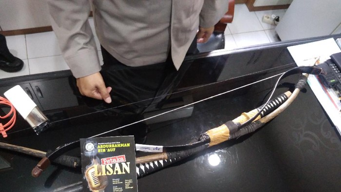 Barang bukti kasus dugaan terorisme (Datuk Haris-detikcom)