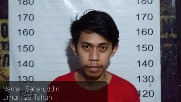 Saharuddin (23), barista yang gasak uang di Kafe Crime Makassar