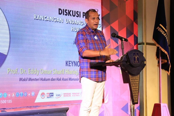 Wakil Menteri Hukum dan HAM, Eddy Omar Sharif Hiariej