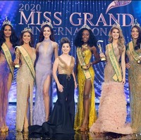 Runner-up 1 diraih oleh kontestan asal Filipina, Samantha Bernardo, sementara runner-up 2 Miss Grand Guatemala, Ivana Batchelor. Foto: Ivan Gunawan