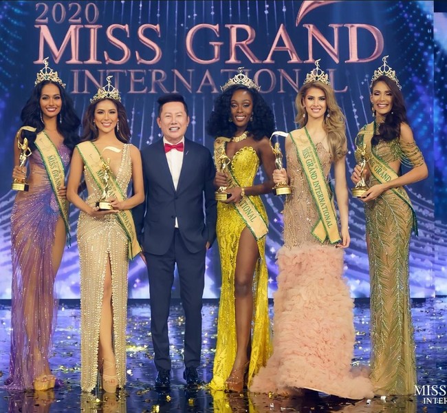 Aurra Kharishma yang merupakan perwakilan dari Indonesia berhasil keluar dengan menyabet gelar runner-up 3 Miss Grand International yang digelar di Bangkok. Dirinya sukses mengalahkan 58 kontestan dari negara-negara lain. Foto: Ivan Gunawan