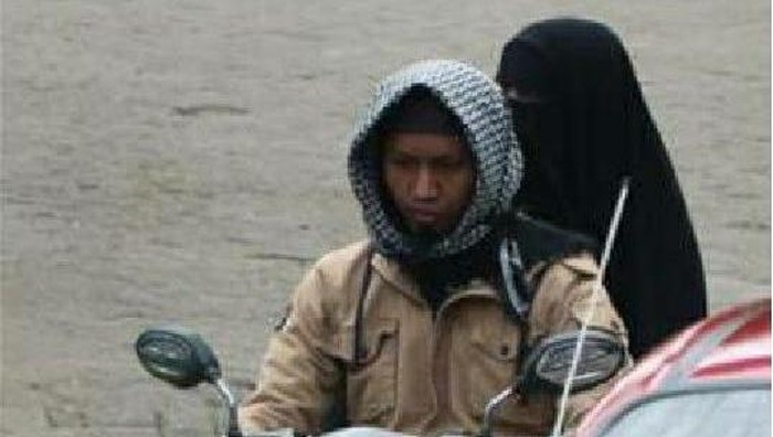 Dua pelaku terduga bomber Makassar (Istimewa)
