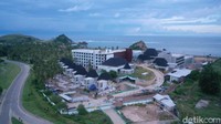 Apabila melihat fisik bangunannya, kemungkinan Hotel Pullman Mandalika bisa rampung sebelum perhelatan MotoGP di bulan Oktober (Wisnu/20detik)