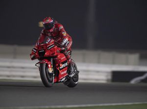 Hasil Kualifikasi MotoGP Qatar 2021: Bagnaia Start Terdepan, Rossi Keempat