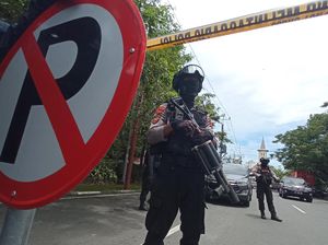 Bom Bunuh Diri Makassar, Saksi Lihat Motor Meledak Depan Gereja Katedral