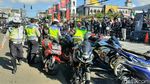 Puluhan Motor Berknalpot Bising Terjaring Razia di Kawasan Lembang