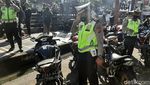 Puluhan Motor Berknalpot Bising Terjaring Razia di Kawasan Lembang