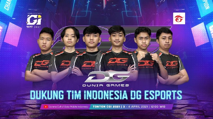 Akhir Pekan Ini! Dukung Tim Indonesia DG Esports di CGI 2021 Dan Menangkan Sepeda Motor Honda