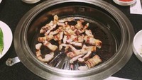 Menu BBQ sering ia santap jika sedang berkumpul bersama member EXO. Begini sedapnya tampilan BBQ tersebut. Foto: Instagram @real_pcy