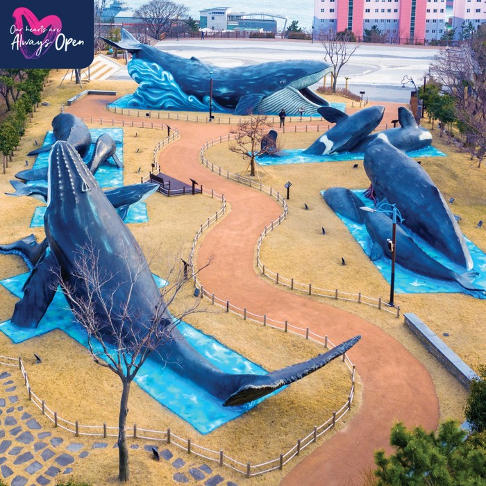 Desa Budaya Paus Jangsengpo di Ulsan, Korea Selatan