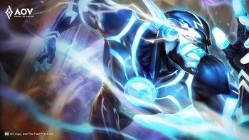 The Flash, The Fastest Man Alive, peningkatan yang diterima hero ini pada skill Mach Punch (2) miliknya. Dengan skill Mach Punch (2) akan memberikan ekstra damage sebesar 30% pada Creep Hutan. Foto: (garena indonesia)