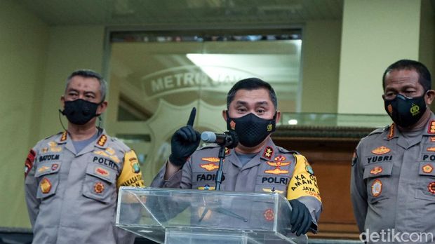 Kapolda Metro Jaya Irjen Fadil Imran saat jumpa pers penangkapan terduga teroris di Jakarta dan Bekasi, Senin (29/3/2021)