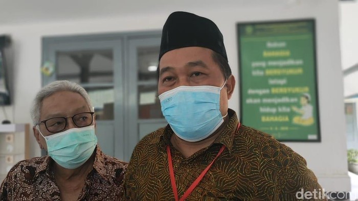 Ketua Yayasan Mega Bintang 1997 Boyamin Saiman saat ditemui di PN Surakarta, Senin (29/3/2021)