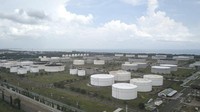 Begini kilang minyak Pertamina Balongan, Indramayu, foto diambil beberapa waktu yang lalu. ANTARA FOTO/Dedhez Anggara/dok.detikcom