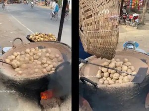 5 Makanan Ini Dimasak Pakai Pasir, Ada Tomat dan Kerupuk