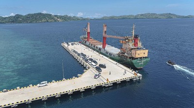 Momen Uji Coba Terminal Wae Kelambu Labuan Bajo