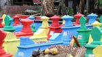 Sadranan di Makam Warna-warni Klaten