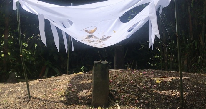 Tanah kuburan di Padang Pariaman, Sumbar meninggi hingga 1,5 meter (Jeka Kampai-detikcom)