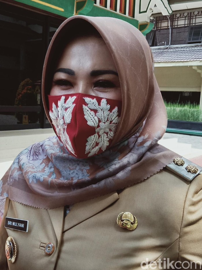 Bupati Klaten Sri Mulyani, Selasa (30/3/2021).