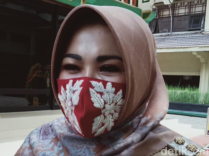 Bupati Klaten Sri Mulyani, Selasa (30/3/2021).