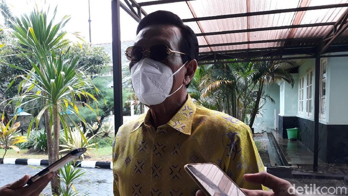 Gubernur DIY Sri Sultan HB X di Kepatihan, Yogyakarta, Selasa (30/3/2021).