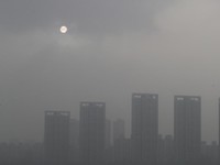Kota Seoul di Korea Selatan Kena Badai Debu kuning.
