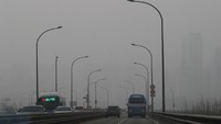 Kota Seoul di Korea Selatan Kena Badai Debu kuning.