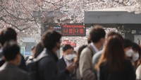 Kota Seoul di Korea Selatan Kena Badai Debu kuning.
