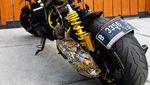 Potret Modifikasi Yamaha Mio Soul Ala Low Rider