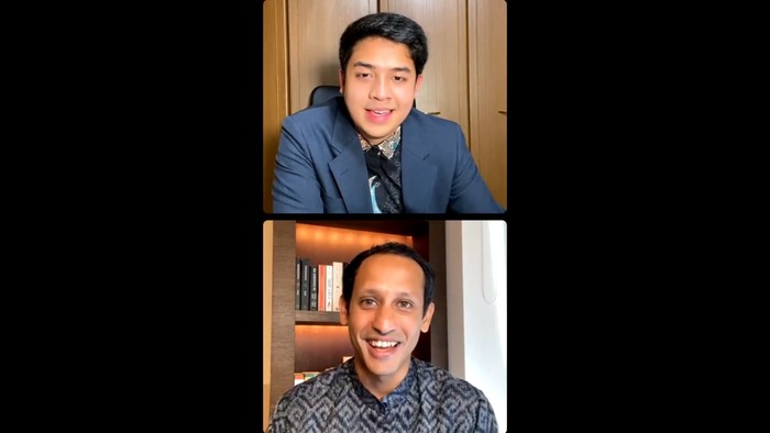Ngobrol dengan Jerome Polin, Nadiem Makarim Curhat Susahnya Jadi Mendikbud Ngobrol dengan Jerome Polin, Nadiem Makarim Curhat Susahnya Jadi Mendikbud